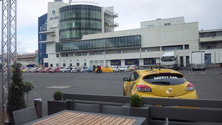 ラウンジからの景色も