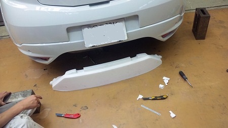 発砲材でのテスト
