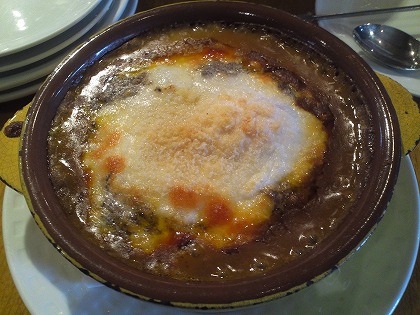 軽井沢で焼きチーズカレー