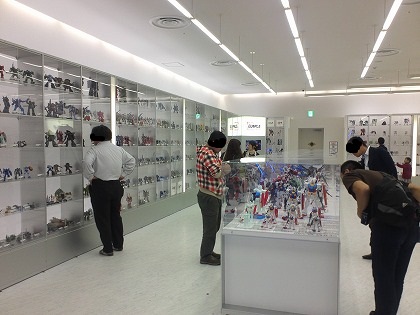 歴代プラモデルが勢揃い