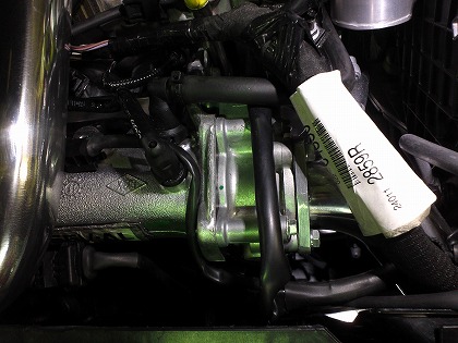 無事に小さなスロットルへ