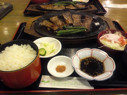 前沢牛定食をいただきました