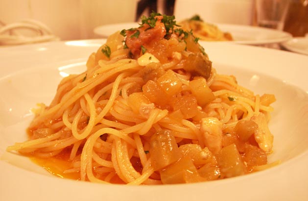 なすのパスタ
