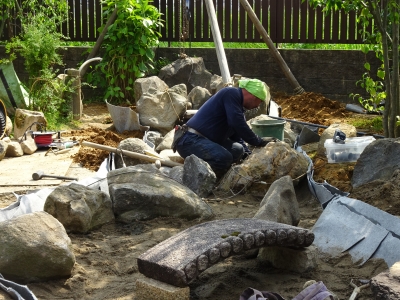 滝と池と流れ | 新樹造園｜誠意と創意の庭｜富山県南砺市