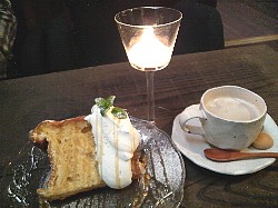 gentenケーキ&カフェオレ