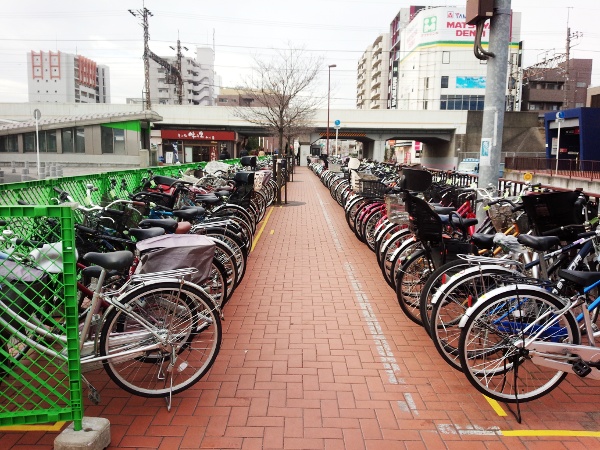 南流山駅前広場自転車駐車場北側