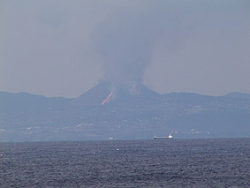 燃える大室山に萌え