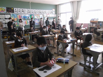 土曜参観（学校開放月間）