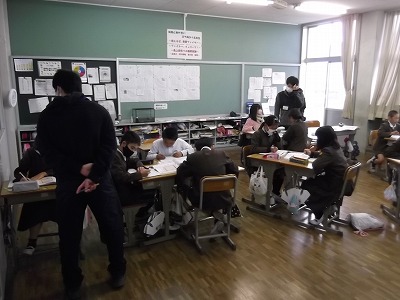 今日の授業風景（全学年）