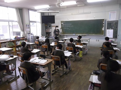 今日の授業風景（全学年）
