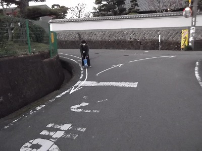 マラソン大会、正しくは左通行ですが・・・