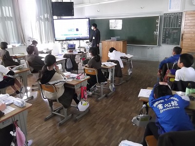 今日の授業風景（全学年）