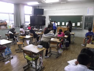 今日の授業風景（全学年）