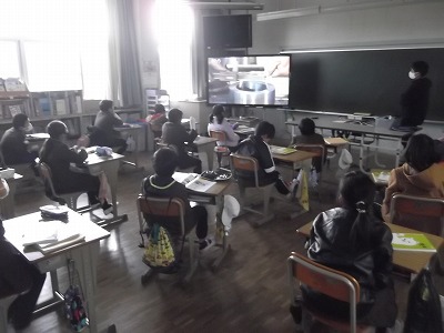 今日の授業風景（全学年）