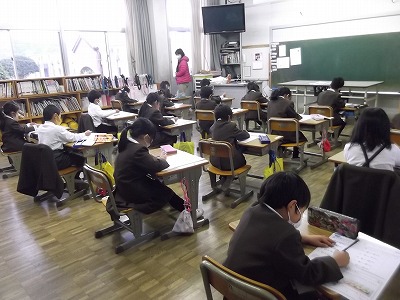 今日の授業風景（全学年）