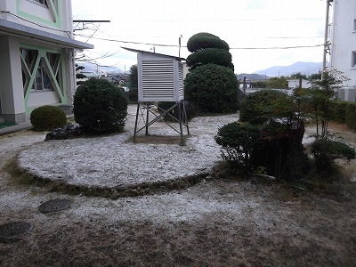 雪化粧？