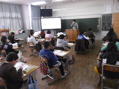 今日の授業風景（全学年）