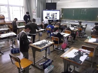 ３時間目の授業風景
