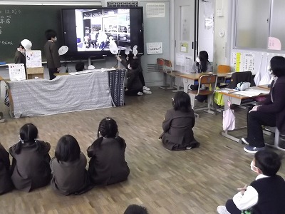 ３時間目の授業風景