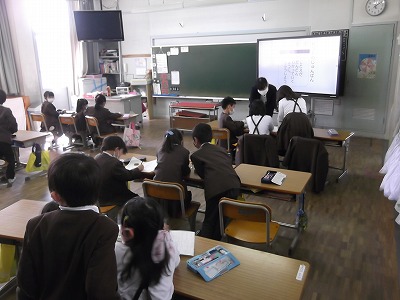 今年度最後の授業参観ありがとうございました
