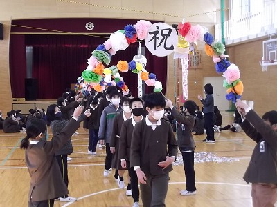 さよなら集会（６年生を送る会）