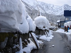 積雪量は多いです!