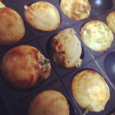 家でたこ焼き作った