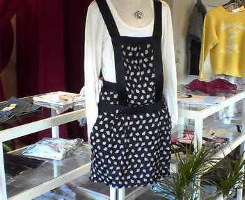 g.v.g.v. LEAF SALOPETTE SKIRT ¥27300