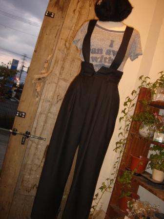 CORTES WORKS ◇ ハイウエスト・サスペンダーつなぎ ¥16800