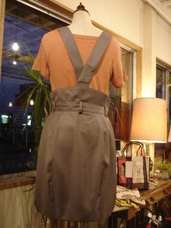 CORTES WORKS ◇ ハイウエスト・サスペンダースカート ¥14700