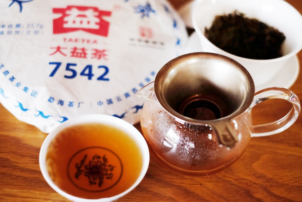 2018年7542プーアル茶