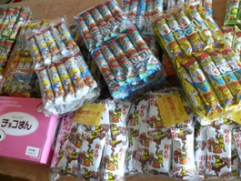 上棟式餅まき菓子