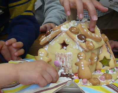 手作りお菓子の家 クリスマス会