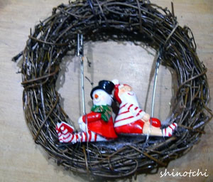 簡単手作りクリスマスリース 作り方