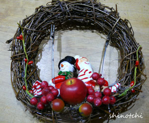 簡単手作りクリスマスリース 作り方