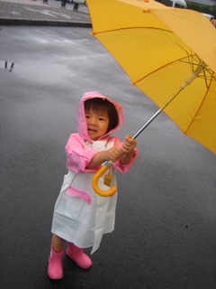 雨降ってるね