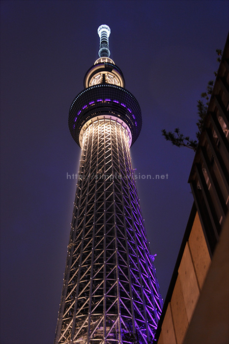スカイツリー夜景
