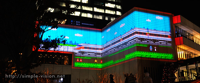 東京スカイツリーの3Dプロジェクションマッピング