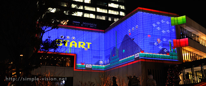 東京スカイツリーの3Dプロジェクションマッピング