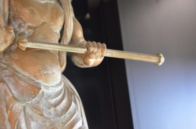 金剛杵 三面仏像普巴 銅器 仏教法 器 鎮宅辟邪 開運風水 招財