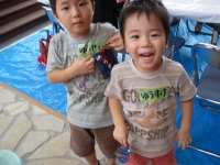 ワッペン男の子二人