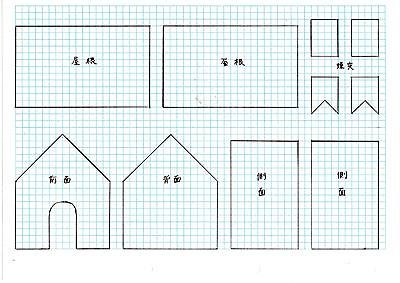 JHBS Hexen Haus お菓子の家 レシピ　型紙　ケース JHBS Hexen Haus お菓子の家 レシピ 型紙 ケース ヘクセンハウス研究会
