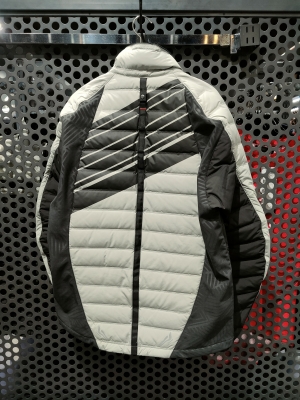 クシタニ K-2867 ホワイトグースダウンジャケット LLシルバー