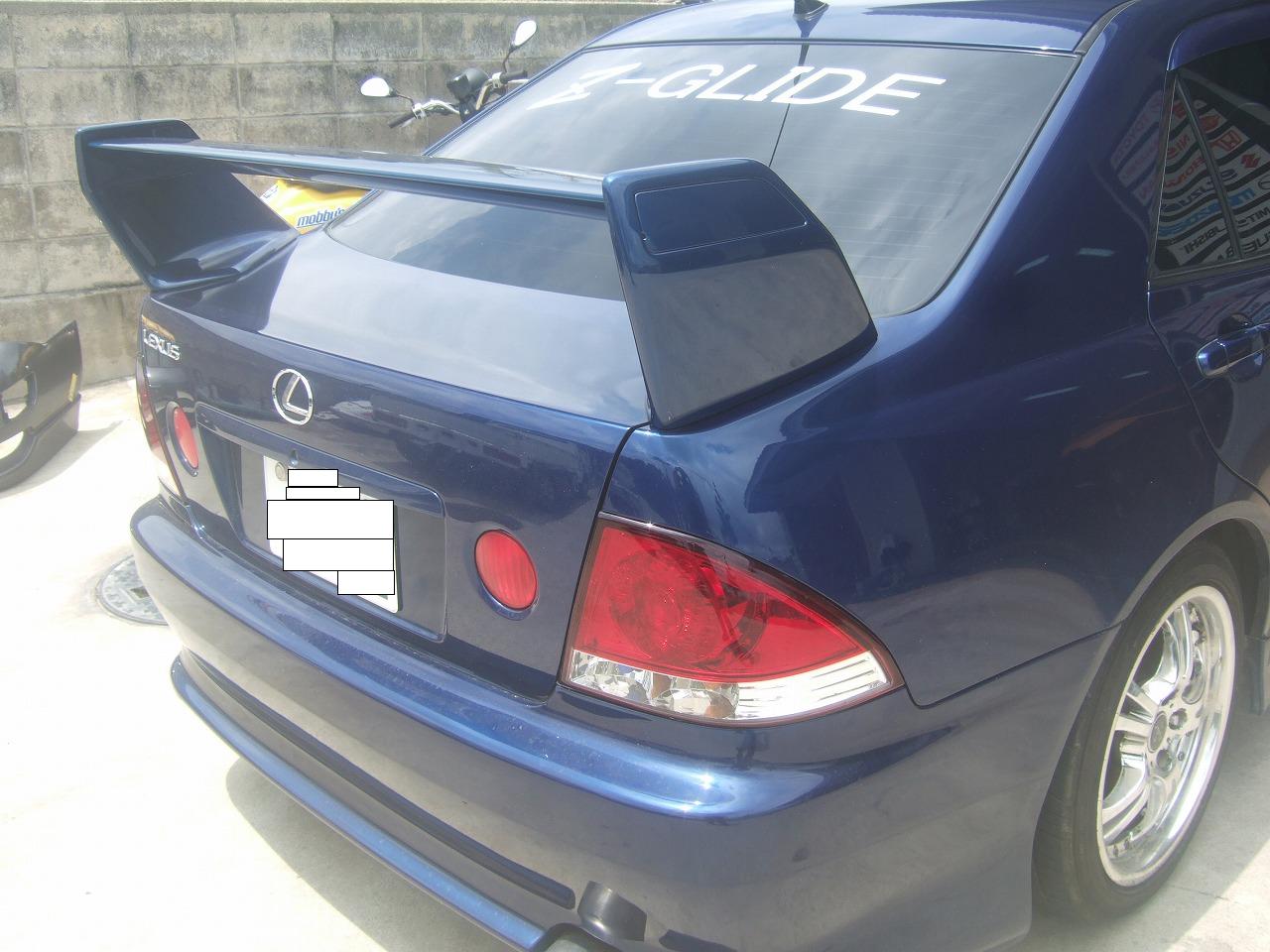 アルテッツァ ウィング ALTEZZA リアウイング : エアロ.カスタムパーツのTopTuner
