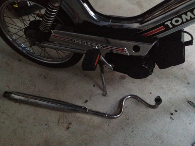 TOMOSマフラー交換（ユーロレーシングチャンバー） | 続・平屋に住まう