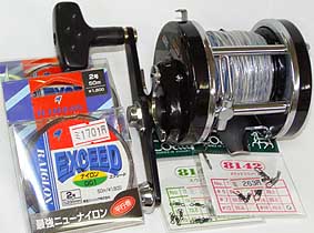 レイクトローリング用リールABU9000CL（ラインセット