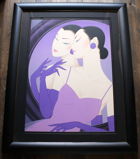 5/28 鶴田一郎・リトグラフ版画「艶鏡」 | 「三条衣棚突抜町から」J