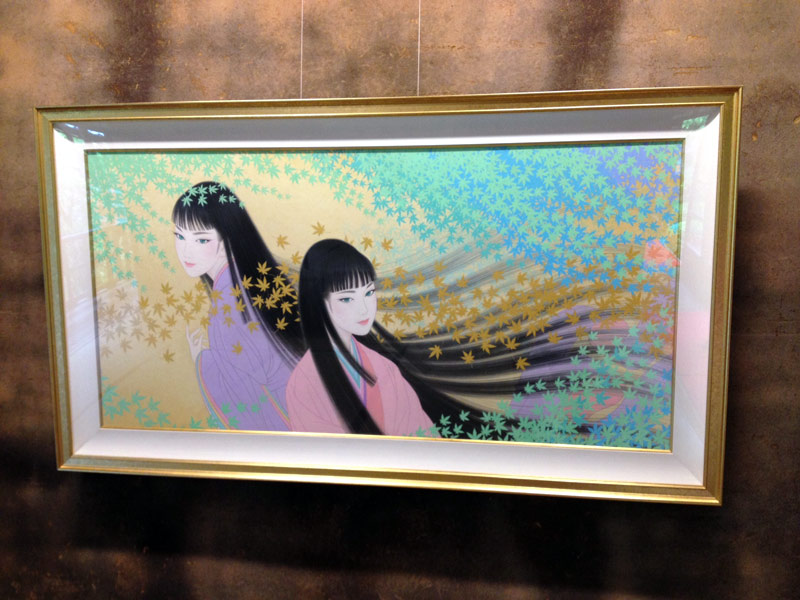 安楽寺 松虫姫鈴虫姫ものがたり 鶴田一郎 鶴田一郎鹿ケ谷安楽寺 「松虫姫鈴虫姫」作品展 ｜ ANRAKUJI