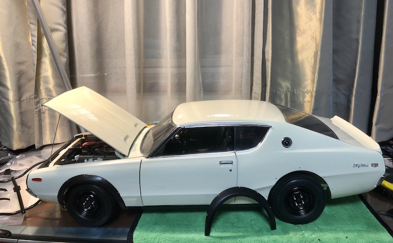 内山さんと！！デアゴスティーニ ケンメリGTR完成！！かなり迫力があっ