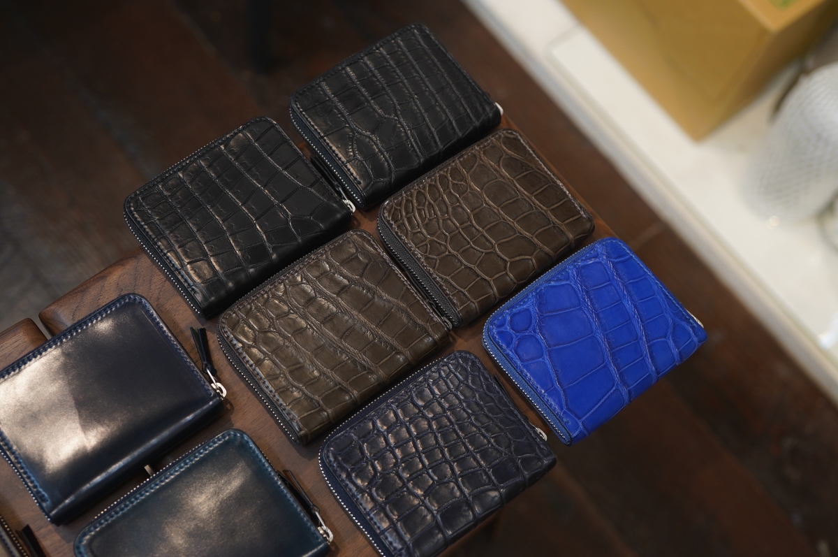 【カンダミサコ】pocketwallet ナイルクロコダイル【限定】 カンダミサコ】pocketwallet ナイルクロコダイル【限定